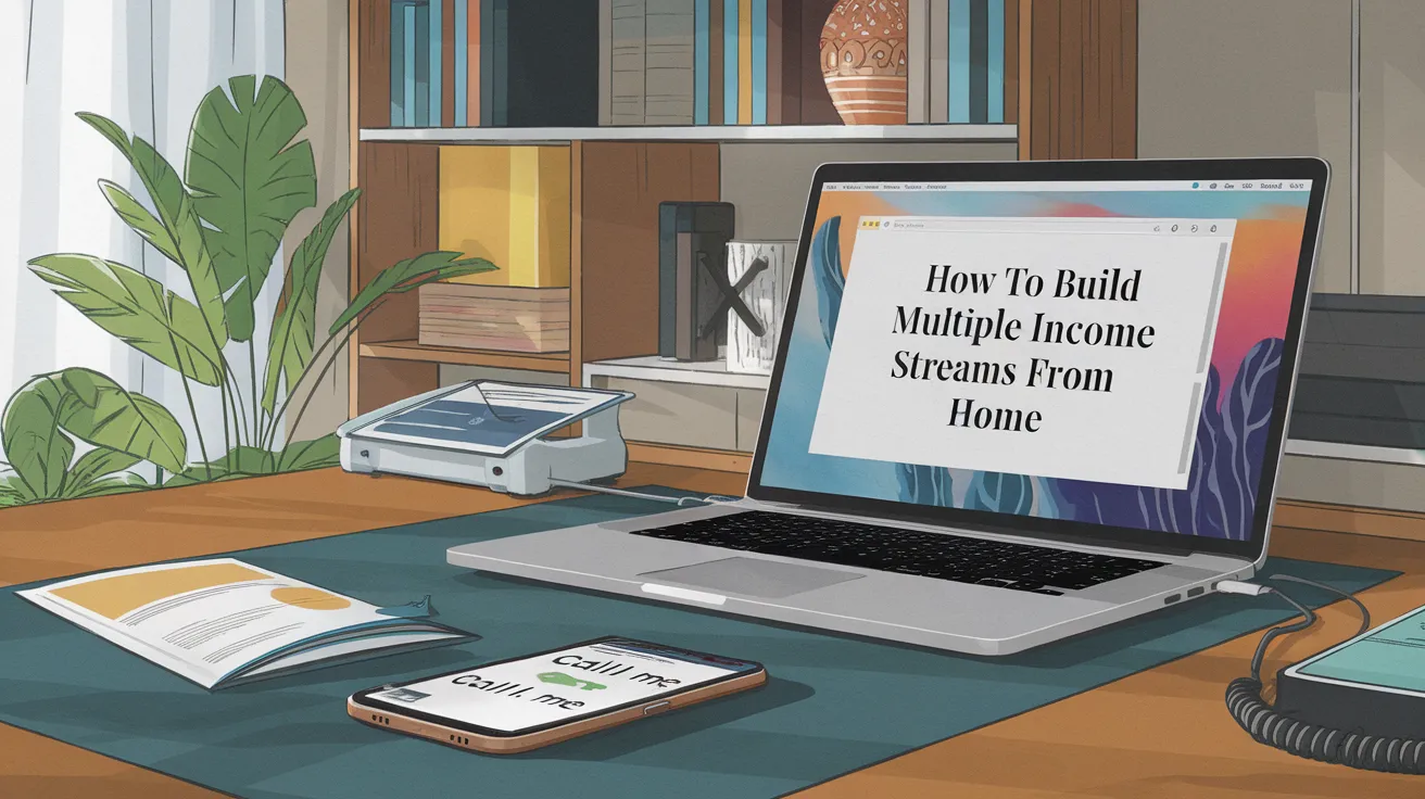 how to build multiple income streams from home