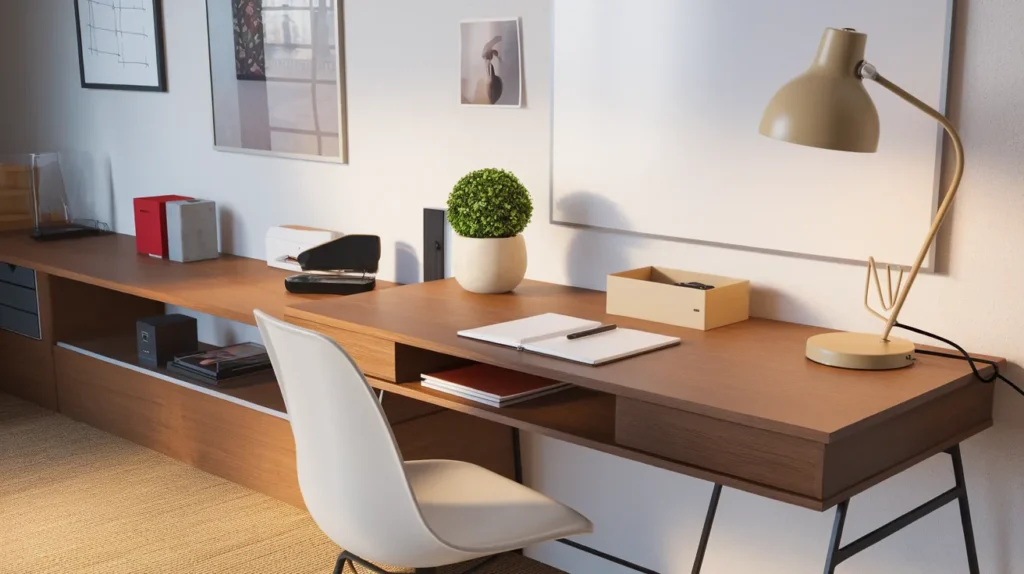 how to set up a home office on a tight budget